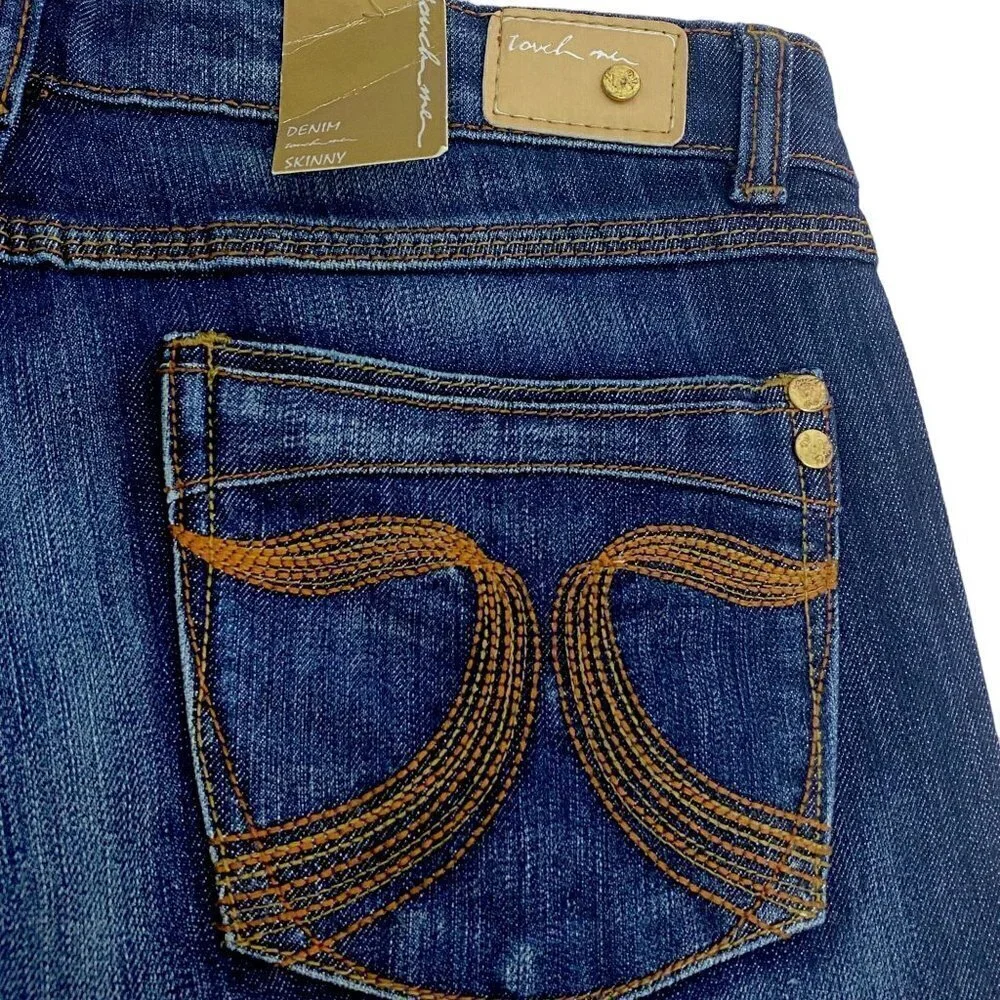 TOUCH ME Jeans 11/12 Juniors Medium Wash Skinny NWT